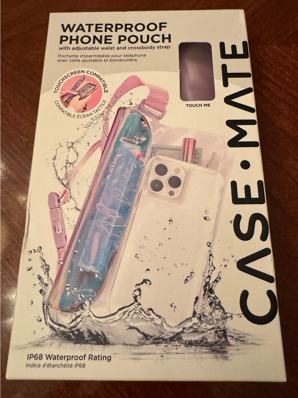 Case-Mate Waterproof Phone Pouch Iridescent (Soap Bubble) Shade **New In Box** — image 6 of 8